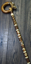 Load image into Gallery viewer, Gift Cane Walking Stick Canes Sticks Reed Staff Wood Wooden Hand-Carved Carving Handmade Cane Accessories ( Boar old )
