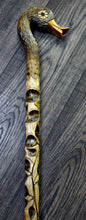 Load image into Gallery viewer, Gift Cane Walking Stick Canes Sticks Reed Staff Wood Wooden Hand-Carved Carving Handmade Cane  Accessories ( Duck )
