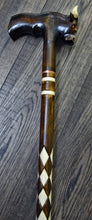 Load image into Gallery viewer, Gift Cane Walking Stick Canes Sticks Reed Staff Wood Wooden Hand-Carved Carving Handmade Cane Accessories ( Bull )
