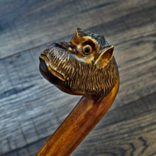 Load image into Gallery viewer, Gift Cane Walking Stick Canes Sticks Reed Staff Wood Wooden Hand-Carved Carving Handmade Cane Accessories ( Monkey )
