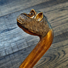 Load image into Gallery viewer, Gift Cane Walking Stick Canes Sticks Reed Staff Wood Wooden Hand-Carved Carving Handmade Cane Accessories ( Monkey )
