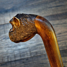 Load image into Gallery viewer, Gift Cane Walking Stick Canes Sticks Reed Staff Wood Wooden Hand-Carved Carving Handmade Cane Accessories ( Monkey )
