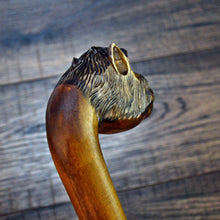 Load image into Gallery viewer, Gift Cane Walking Stick Canes Sticks Reed Staff Wood Wooden Hand-Carved Carving Handmade Cane Accessories ( Monkey )
