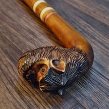 Load image into Gallery viewer, Gift Cane Walking Stick Canes Sticks Reed Staff Wood Wooden Hand-Carved Carving Handmade Cane Accessories ( Monkey )
