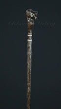 Load and play video in Gallery viewer, Gift Cane Walking Stick Canes Sticks Reed Staff Wood Wooden Hand-Carved Carving Handmade Cane  Accessories ( Bear )
