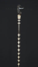 Load and play video in Gallery viewer, Gift Cane Walking Stick Canes Sticks Reed Staff Wood Wooden Hand-Carved Carving Handmade Cane  Accessories ( Poodle black )
