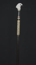 Load and play video in Gallery viewer, Gift Cane Walking Stick Canes Sticks Reed Staff Wood Wooden Hand-Carved Carving Handmade Cane  Accessories ( Eagle Head White )
