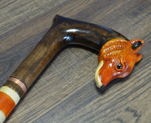Load image into Gallery viewer, Gift Cane Walking Stick Canes Sticks Reed Staff Wood Wooden Hand-Carved Carving Handmade Cane Accessories ( Fox new )
